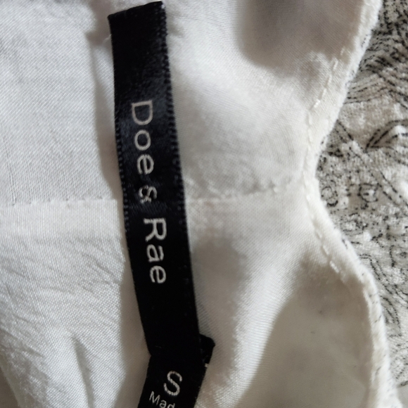 Doe & Rae Cotton fully lined dress with pique sleeves and pockets - Picture 3 of 4